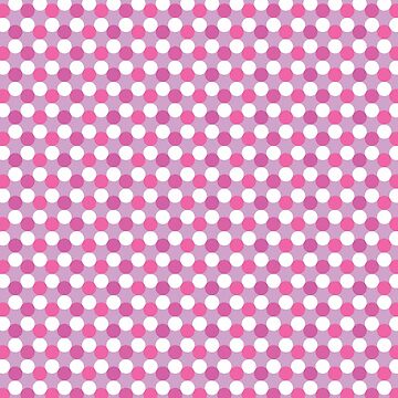 Artwork thumbnail, PInk polka dot pattern by lldd11