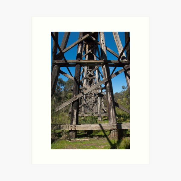 The Old Trestle Bridge Art Print