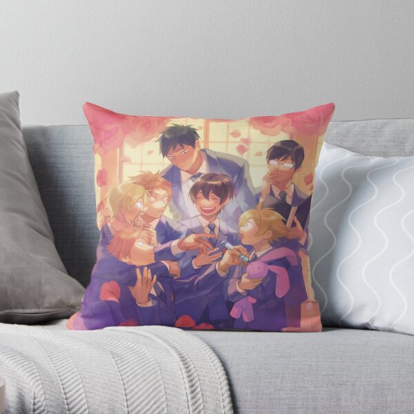 ouran highschool host club Throw Pillow