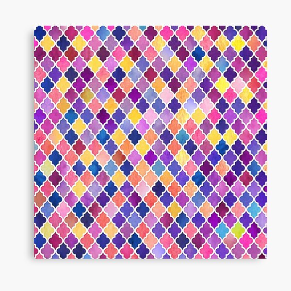 Arabic moroccan mosaic pattern Canvas Print