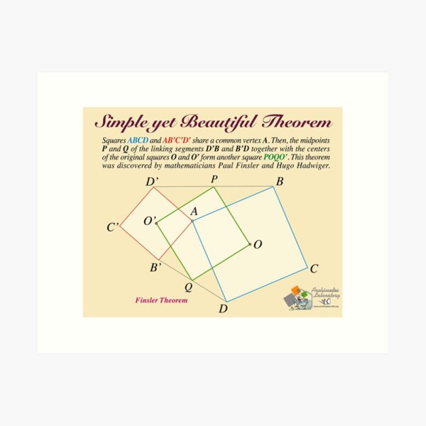 Finsler Theorem Art Print