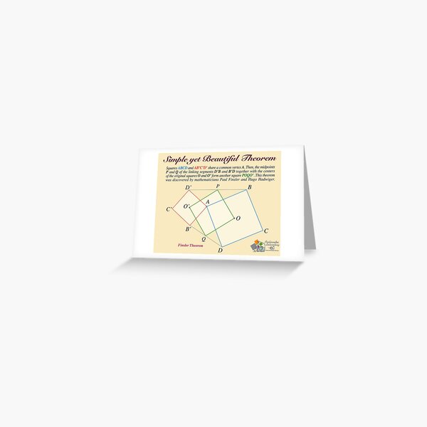 Finsler Theorem Greeting Card