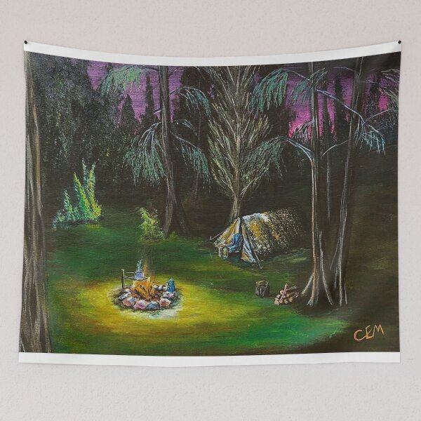 Item preview, Just camping  designed and sold by Hangmyhatart.