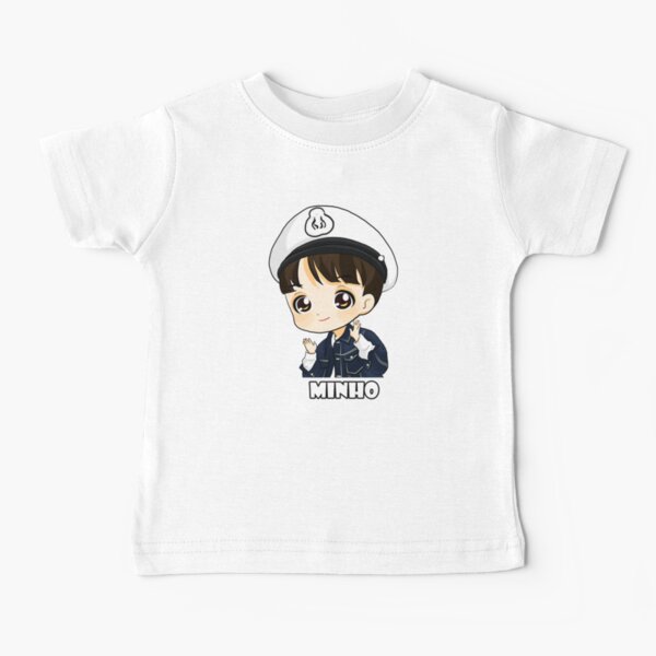 KPOP STRAY KIDS LEE KENNEN MINHO CHIBI Baby T-Shirt
