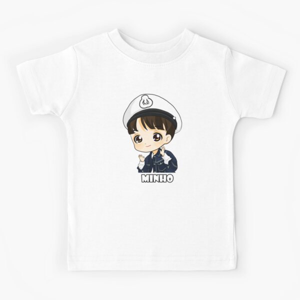 KPOP STRAY ENFANTS LEE SAVOIR MINHO CHIBI T-shirt enfant