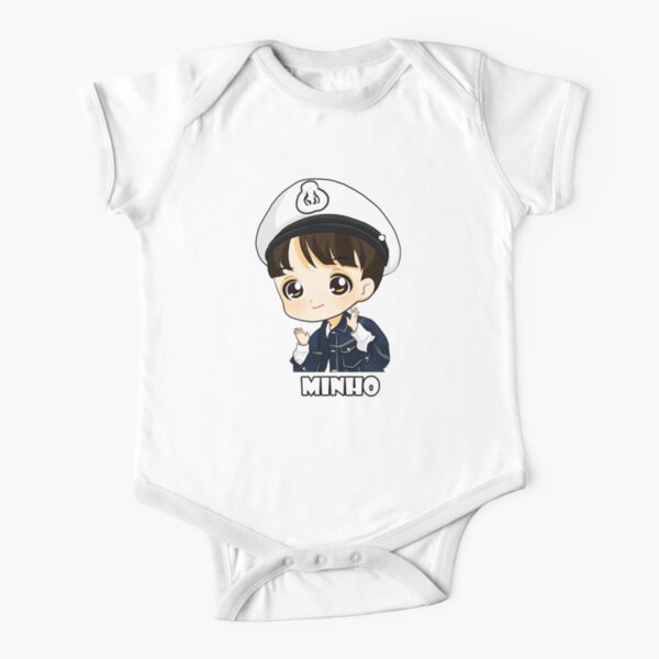 KPOP STRAY ENFANTS LEE SAVOIR MINHO CHIBI Body manches courtes