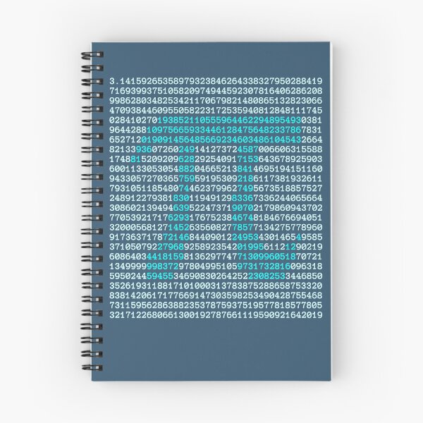 Item preview, Math Pi Symbol and Teal Digits - Irrational number for Pi Day designed and sold by ScienceIsFun.