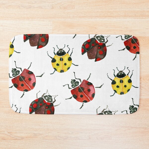 Item preview, Ladybirds| Red black yellow | Watercolour designed and sold by Blessed Be Your Name.