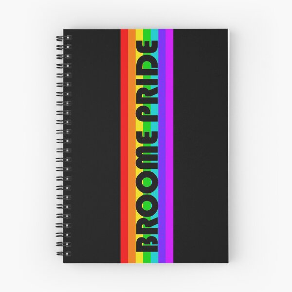 Artikelvorschau, Broome Stolz-Regenbogenflagge - schwarzes Logo entworfen und verkauft von BroomePride.