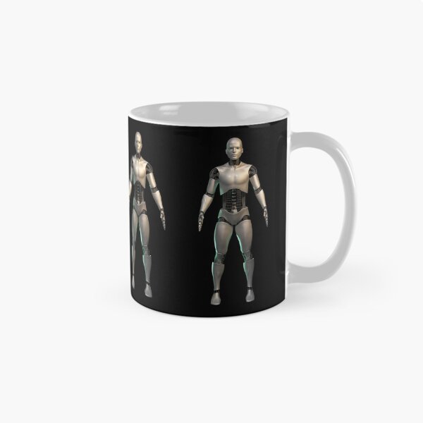 Item preview, futuristic cyborg: male standing robot designed and sold by DottedYeti.