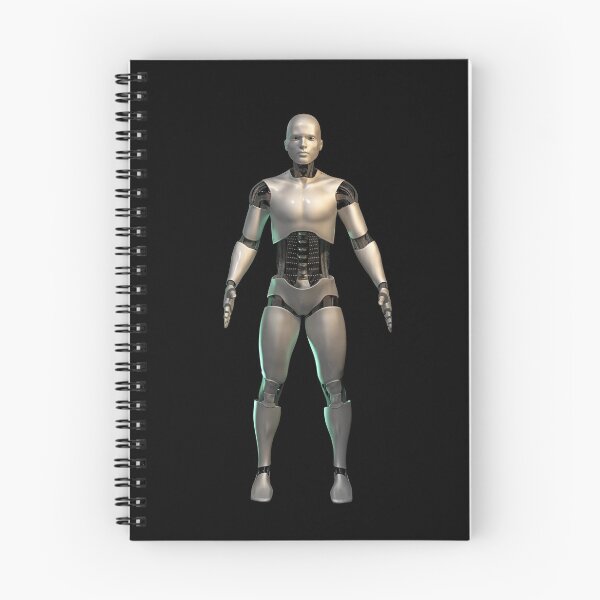 Item preview, futuristic cyborg: male standing robot designed and sold by DottedYeti.