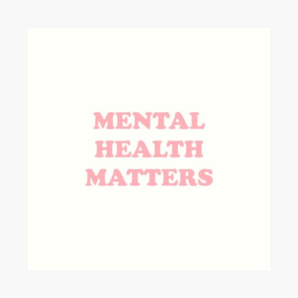 Item preview, mental health matters designed and sold by highkeyvy.