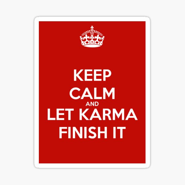 KARMA Sticker