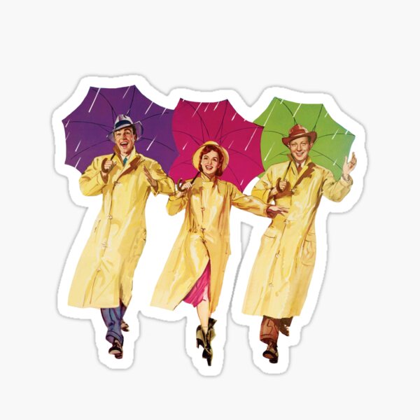 Singin' in the Rain Sticker