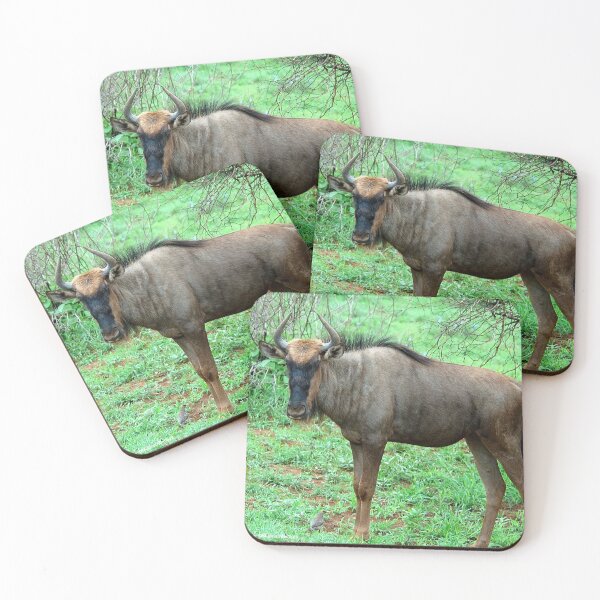 Item preview, THE UGLY AND BEAUTIFUL BLUE WILDEBEEST (Connochaetes taurinus) designed and sold by Magriet Meintjes.