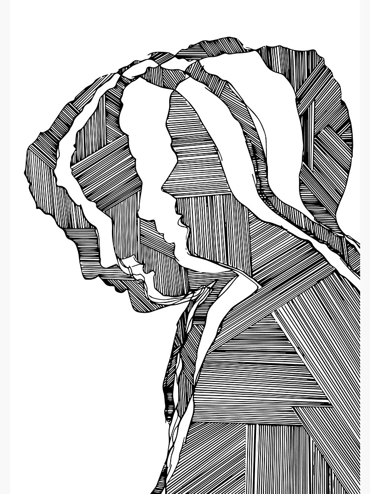 "overlapping silhouettes" Art Print by lowercaseAart Redbubble