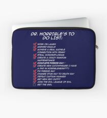 Funda para portátil Lista de cosas por hacer del Dr. Horrible