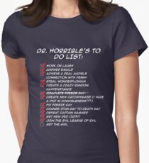 Dr. Horrible's To Do List Women's Fitted T-Shirt