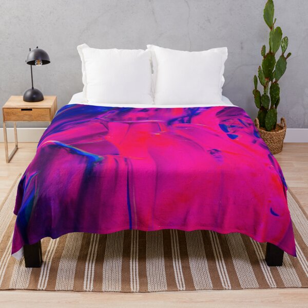 Item preview, Abstract Pink Purple Oil Slick Tye Dye Painting designed and sold by PODLizardWizard.