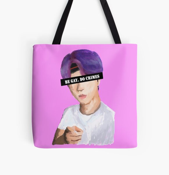 K-Pop BTS Jikook  Tote Bag by Irator