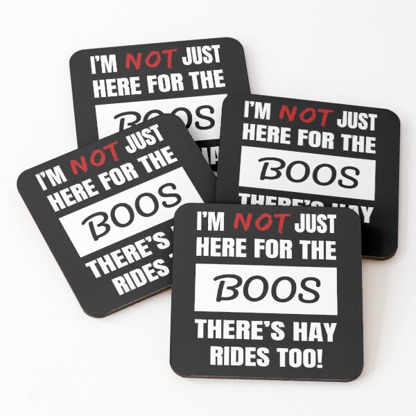 Item preview, I'M NOT JUST HERE FOR THE BOOS THERE'S HAY RIDES TOO FUNNY BOOS GIFT APPAREL designed and sold by GabiBlaze.