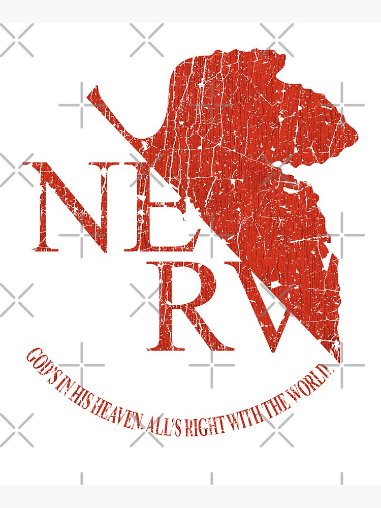 Artwork view, NERV Evangelion designed and sold by jacobcdietz