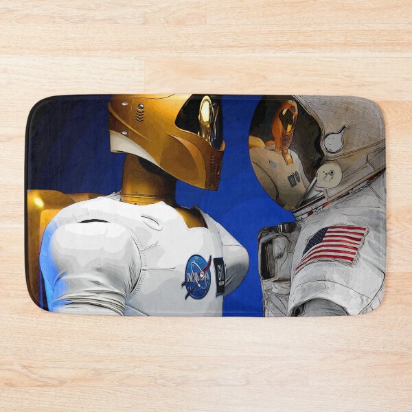 Item preview, Comic NASA Robot Astronaut VS Human designed and sold by PODLizardWizard.