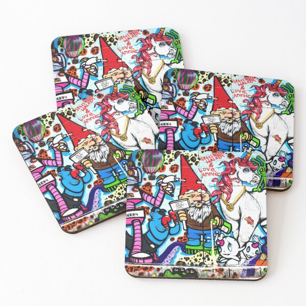 Item preview, Drunk Magic Gnome Street Art designed and sold by PODLizardWizard.