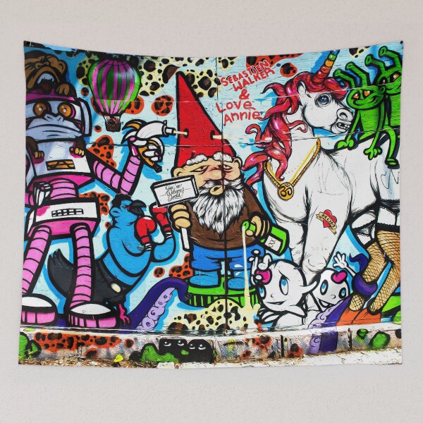 Item preview, Drunk Magic Gnome Street Art designed and sold by PODLizardWizard.