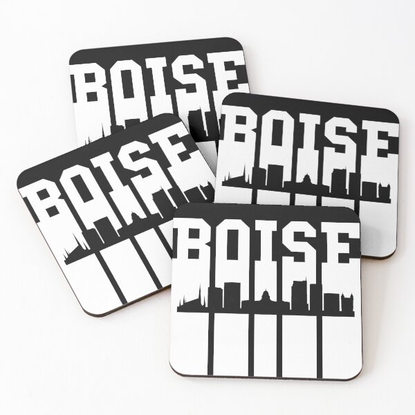 Item preview, Boise Skyline - White designed and sold by ScapegoatPrints.