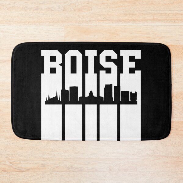 Item preview, Boise Skyline - White designed and sold by ScapegoatPrints.