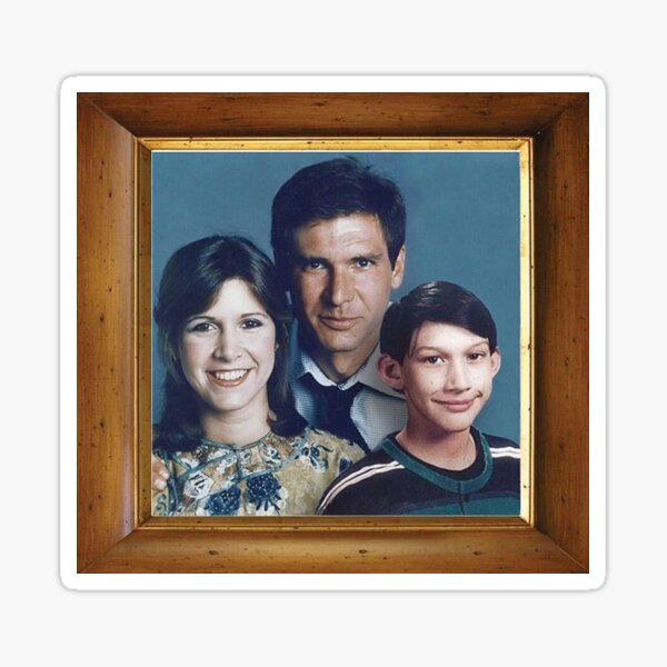 Solo Family Portrait Sticker