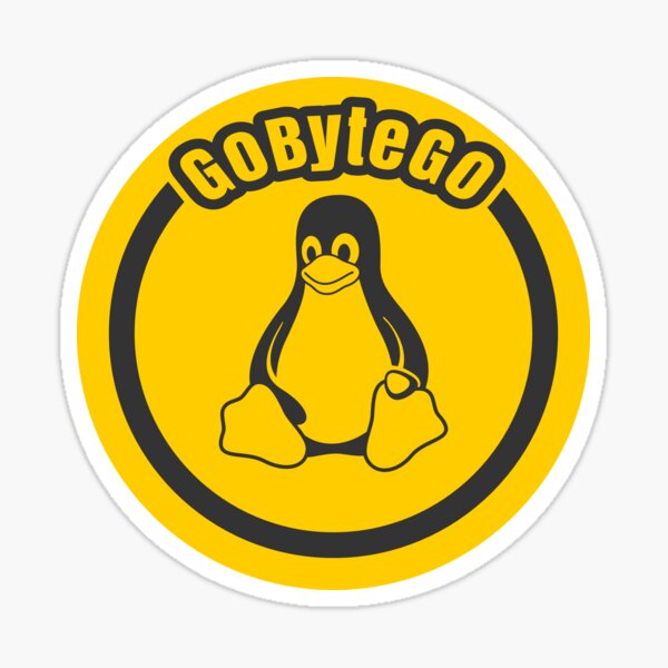 GoByteGo tux Sticker