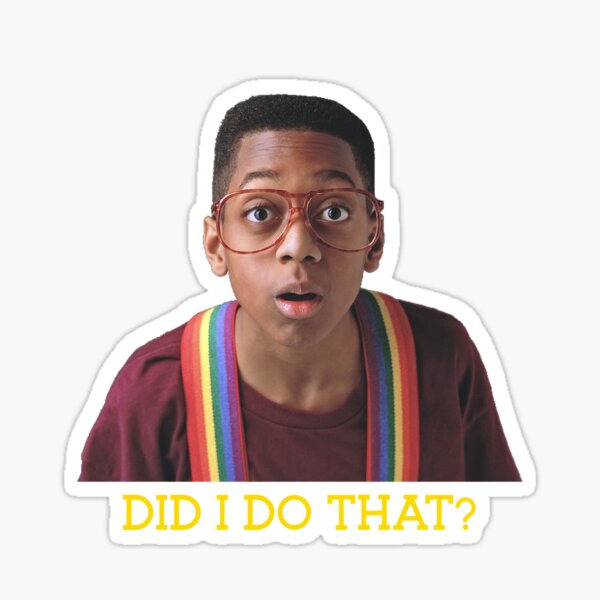 Download Urkel Stickers | Redbubble