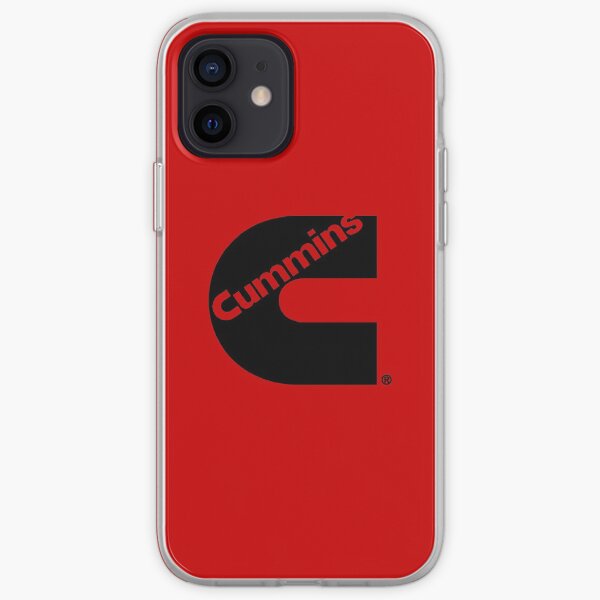 Cummins Truck Logo Noir Coque souple iPhone