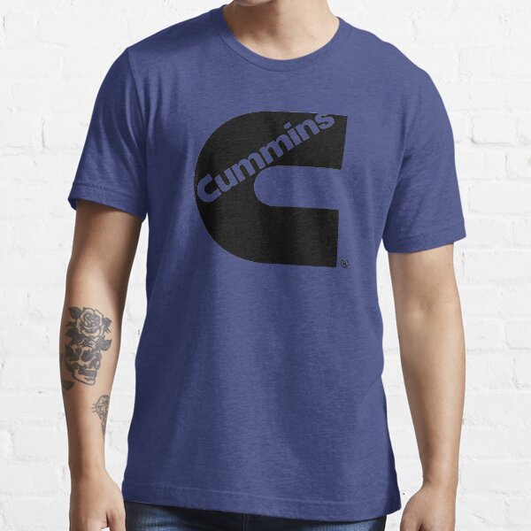 Logotipo de camión Cummins negro Camiseta esencial