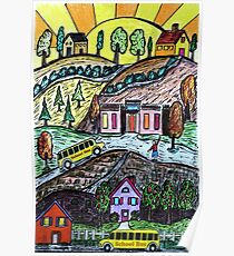 School Bus Days Poster