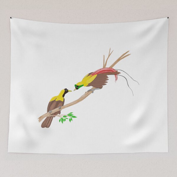 Item preview, Red Bird of Paradise Couple designed and sold by Charles Roring.