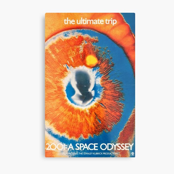 2001 A SPACE ODYSSEY, A Masterpiece by Kubrick Metal Print