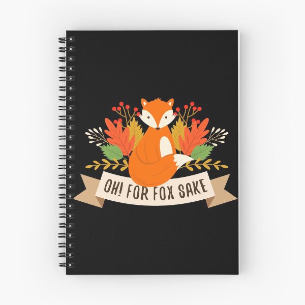 Item preview, Oh! Para Fox Sake Funny Cute Fox con hojas de otoño designed and sold by mrhighsky.