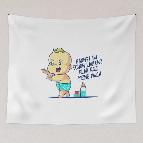 Item preview, Hold my milk Body Langarm Stickers 09630 designed and sold by HustleChicken.