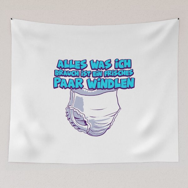 Item preview, Fresh diaper Baby Body Langarm Stickers 09630 designed and sold by HustleChicken.