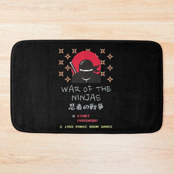 Item preview, War Of The Ninjas Classic Video Game Title Screen designed and sold by Legit Hooligan.