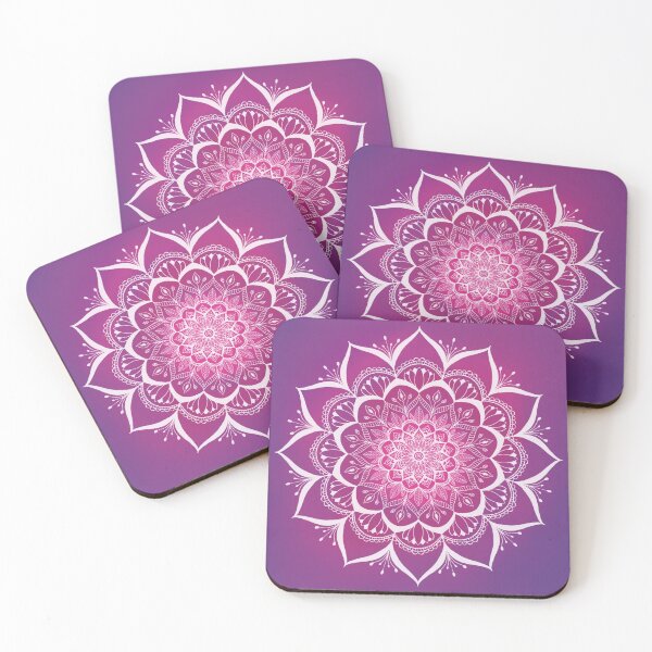 Item preview, Purple glowing mandala designed and sold by hello-kelysii.