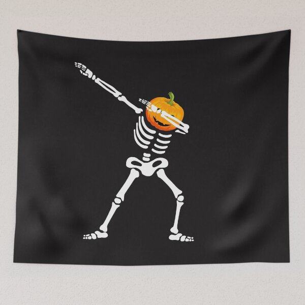Item preview, Halloween Shirts Boys Kids Dabbing Skeleton Pumpkin designed and sold by Maka4.