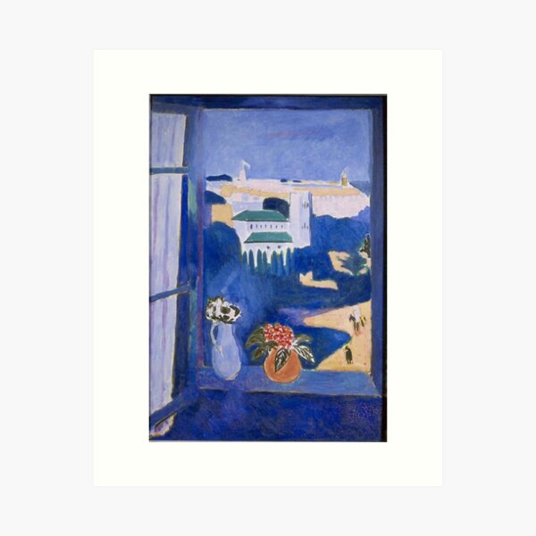 PAYSAGE VU D'UNE FENÊTRE À TANGER - HENRI MATISSE Impression artistique
