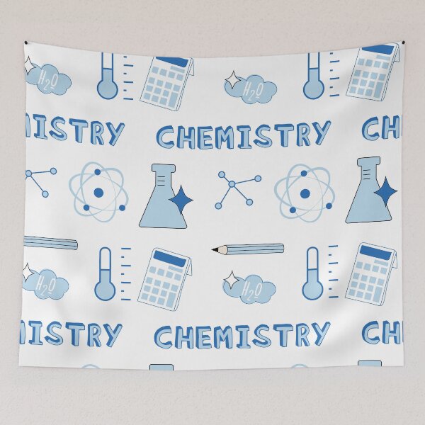 Item preview, Light Blue Chemistry Subject Sticker Pack designed and sold by The-Goods.
