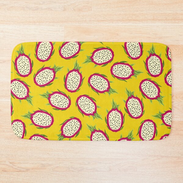 Item preview, Dragon fruit on yellow background designed and sold by Elsbet.