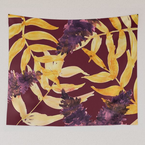 Item preview, Wisteria red designed and sold by Lelyely.