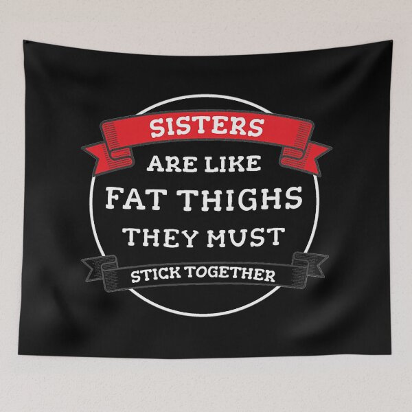Item preview, Fun Little Sister Gifts – Perfect Little Sister Birthday Gift – Gifts for Little Sister – Fat Thighs designed and sold by happygiftideas.